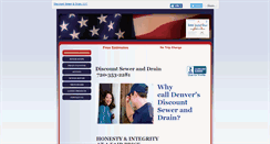 Desktop Screenshot of discountsewerdrain.com
